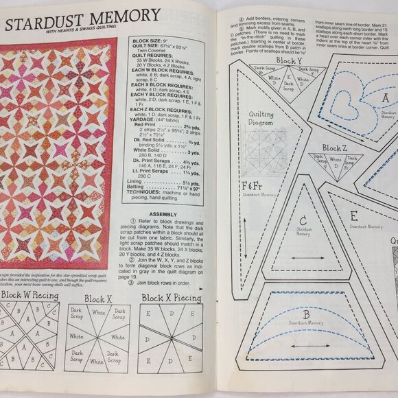 Vintage Quiltmaker Spring Summer 1983 Pattern Magazine Victoria Log Cabin & More - Picture 6 of 11